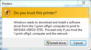 how to install printer driver manually windows 10